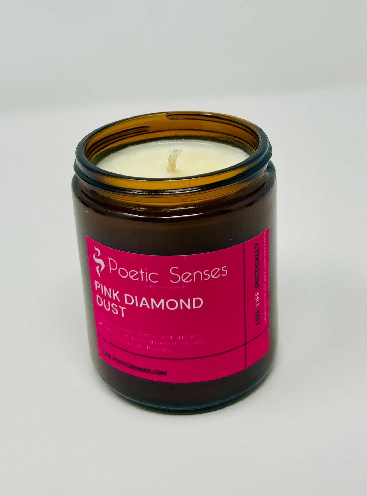 Pink Diamond Dust Classic 8 oz Candle