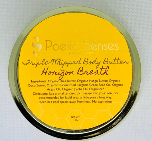 Triple Whipped Body Butter Scent:| Horizons Breath