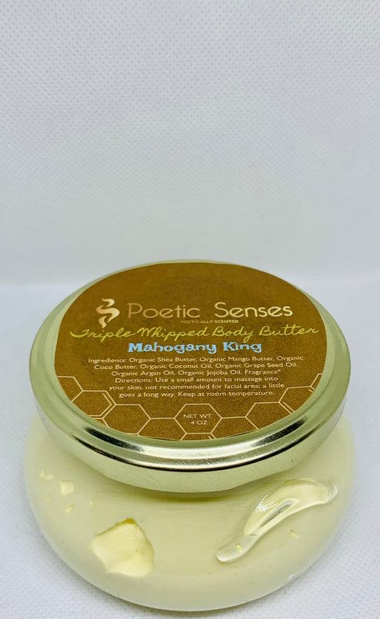 Triple Whipped Body Butter Scent:| Mahogany King